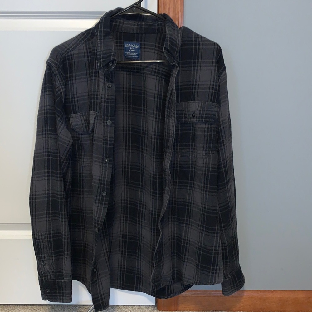 Black & grey flannel